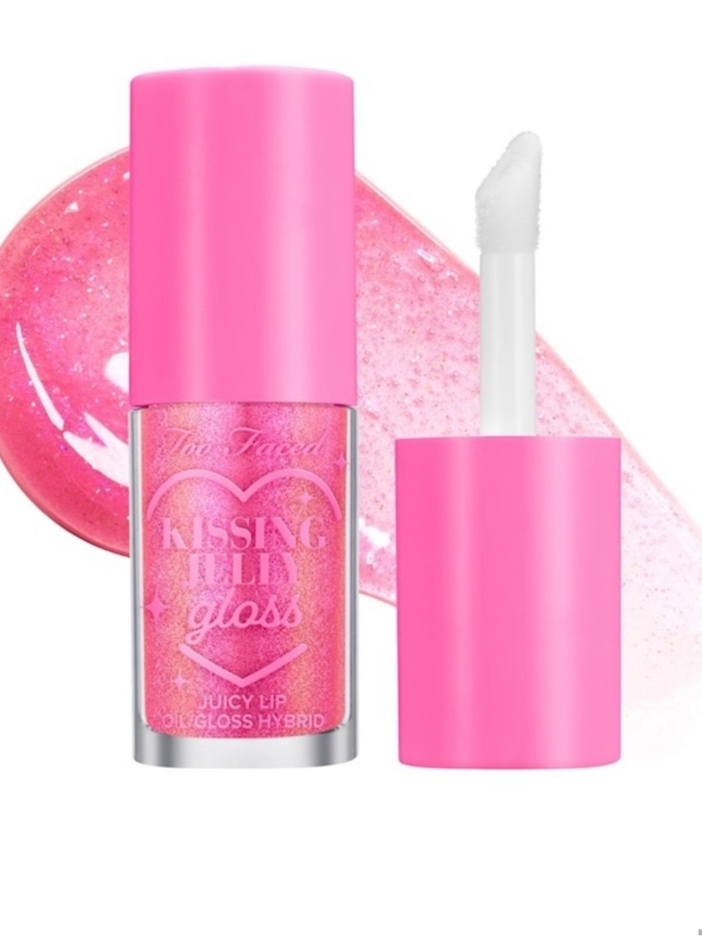 Too Faced Kissing Jelly Lip Gloss — Bubblegum